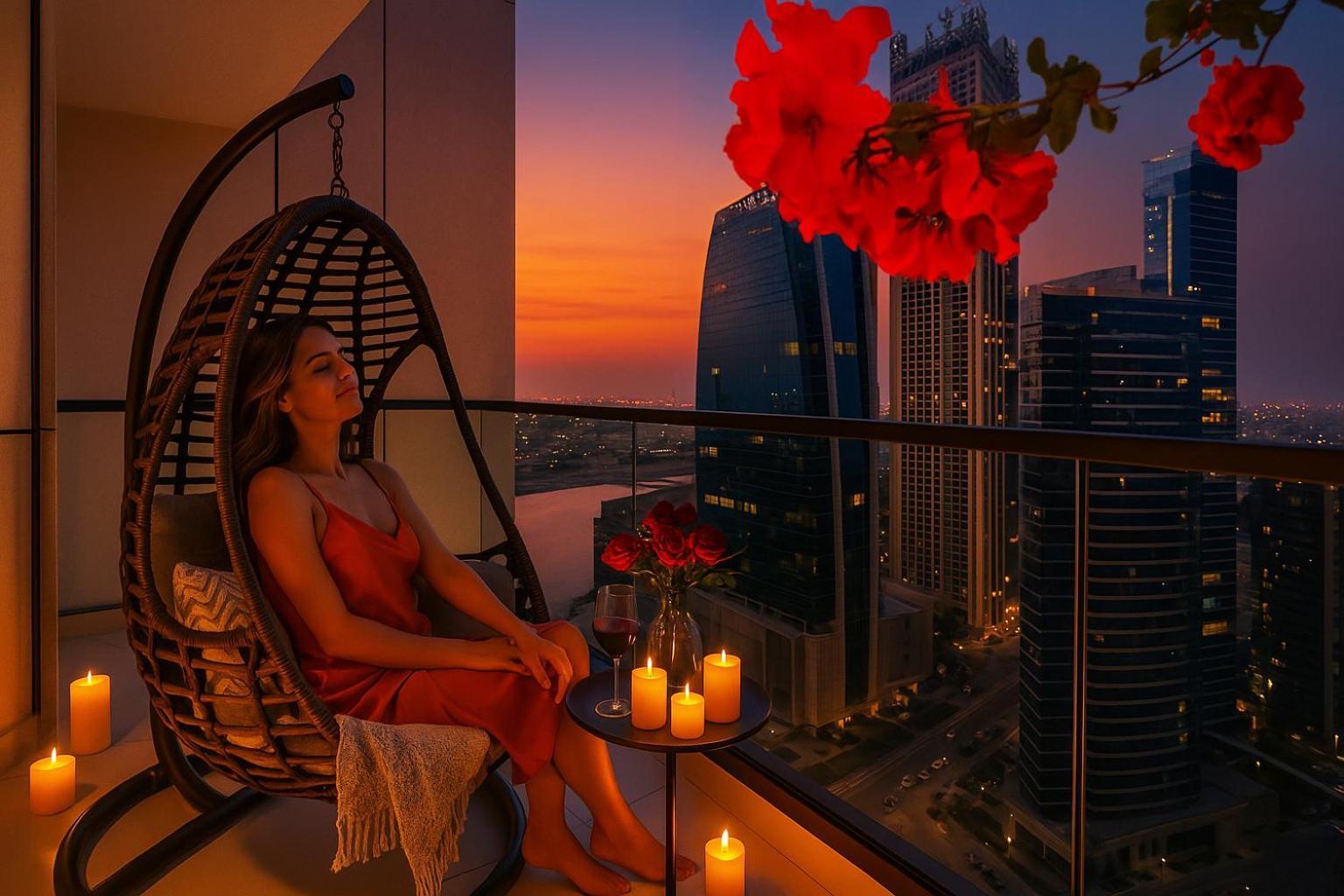 Apartment Keyrock Living - Elegant Escape At Zada Tower Dubai